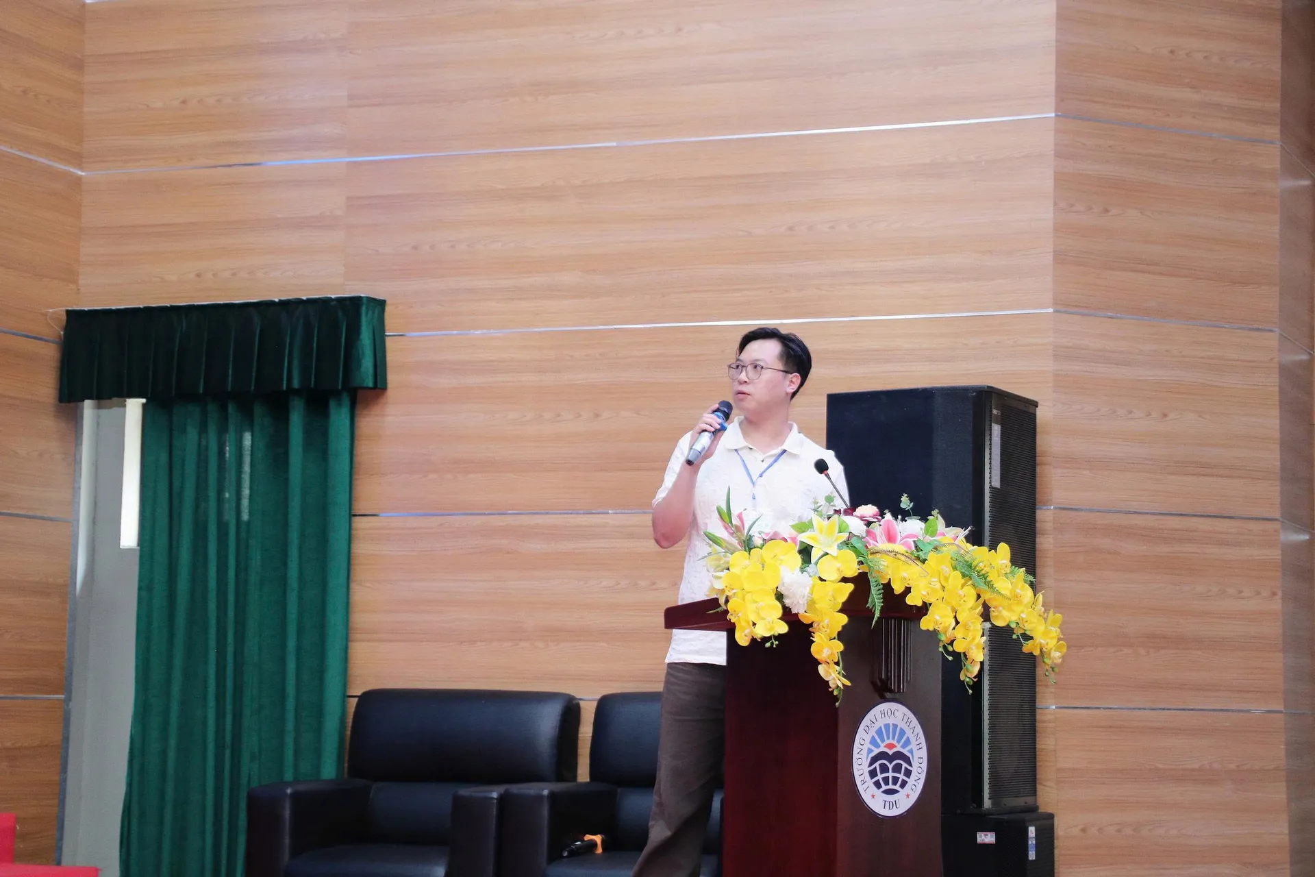 Đại diện DearPulse phát biểu tại INCOTEH 2026