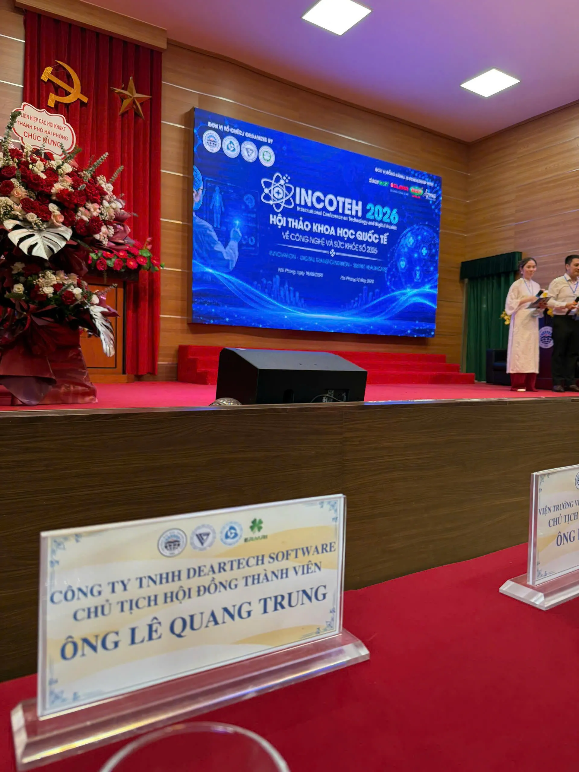 Đại diện lãnh đạo DearTech Software tại INCOTEH 2026